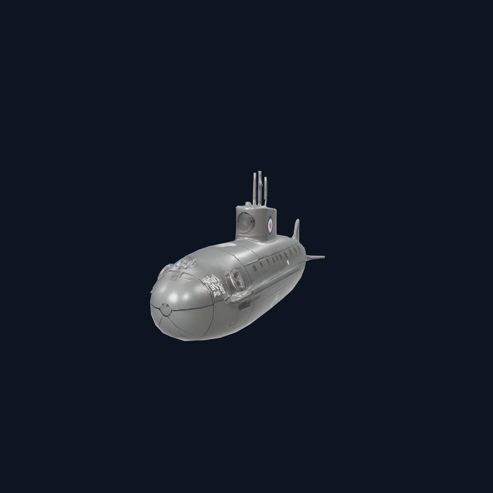 Stealth Submarine model pack